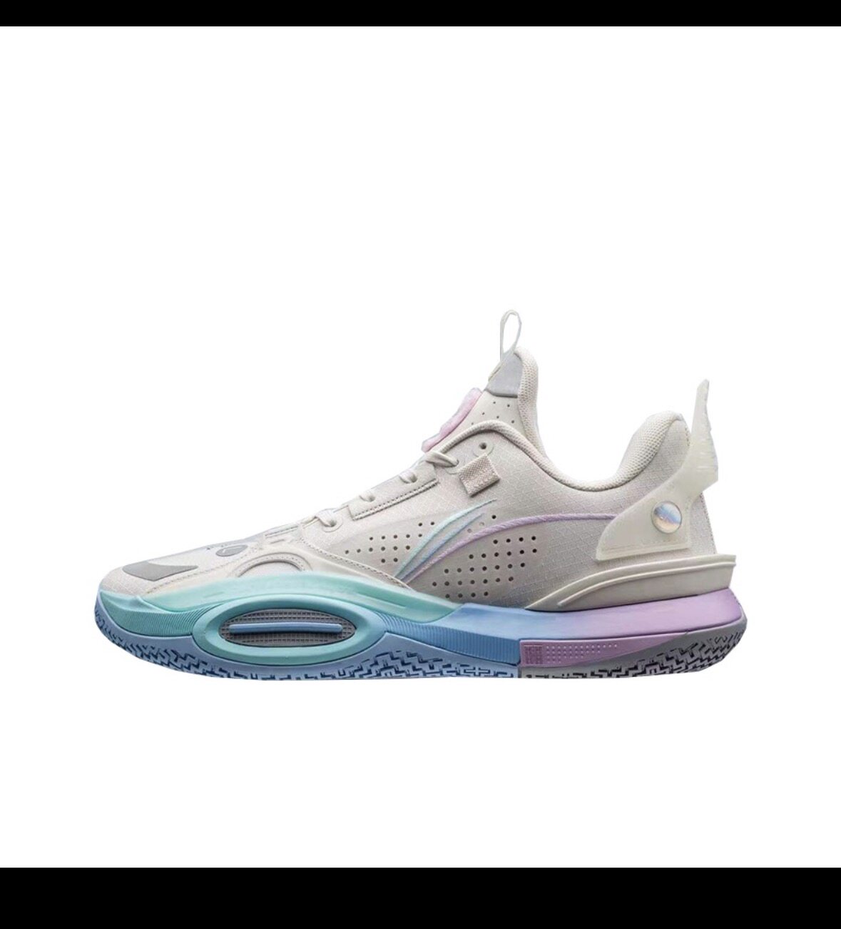 LiNing李宁 全城10 棉花糖 低帮 篮球鞋 珍珠白ABAS009-1丁浩仓