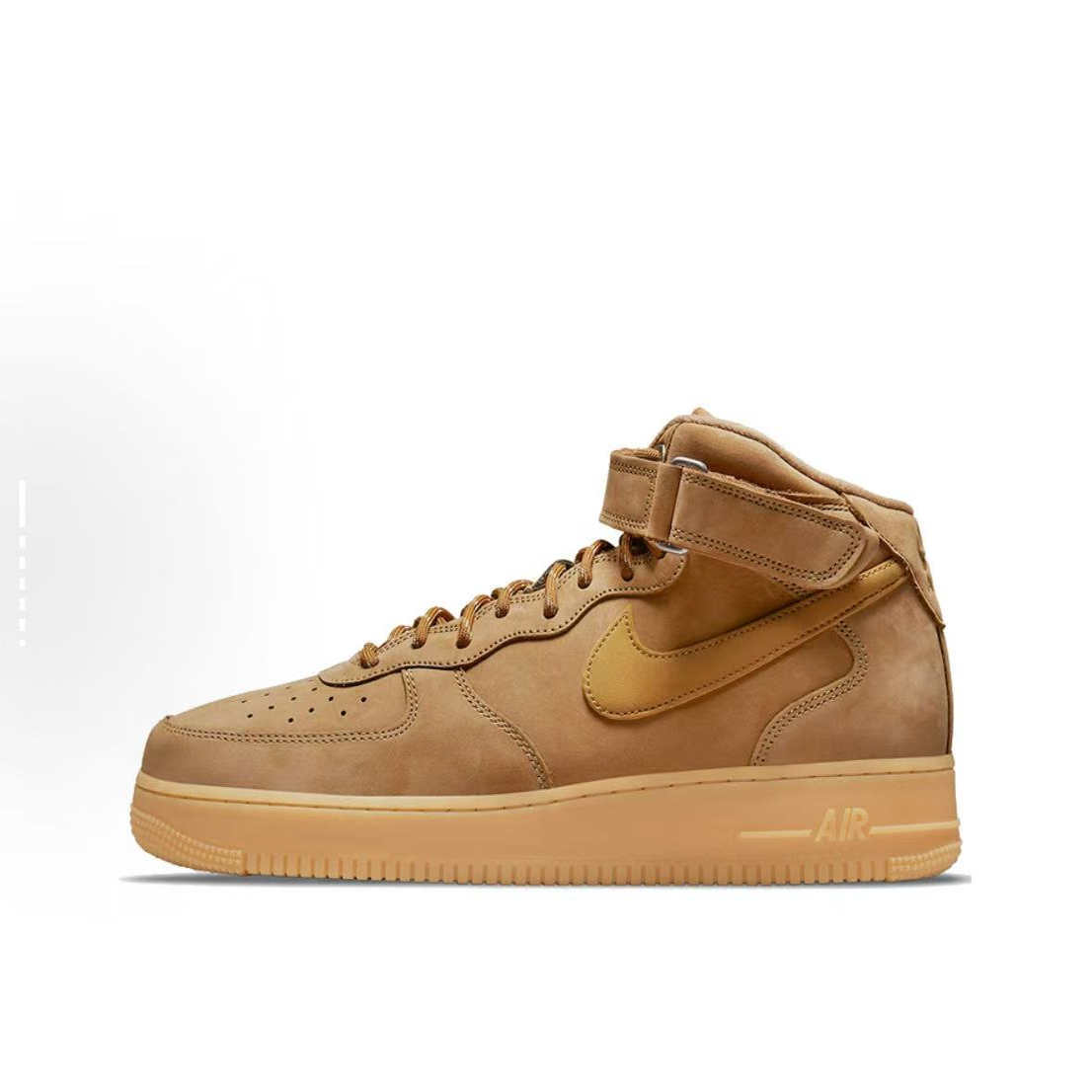 Nike Mid 空军一号 小麦色男款中帮板鞋DJ9158-200新胜河南仓