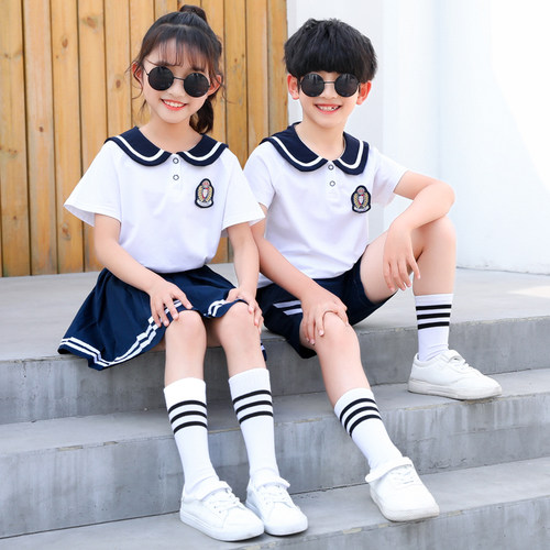 儿童幼儿园纯棉校服套装