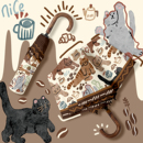 复古咖系晴雨伞两用女弯钩便携折叠学生伞防晒防紫外线遮阳太阳伞