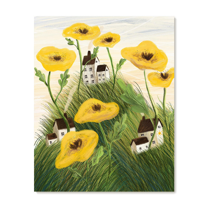 【特惠捡漏】插画师Laivi Poder复刻艺术版画治愈系花卉装饰画芯