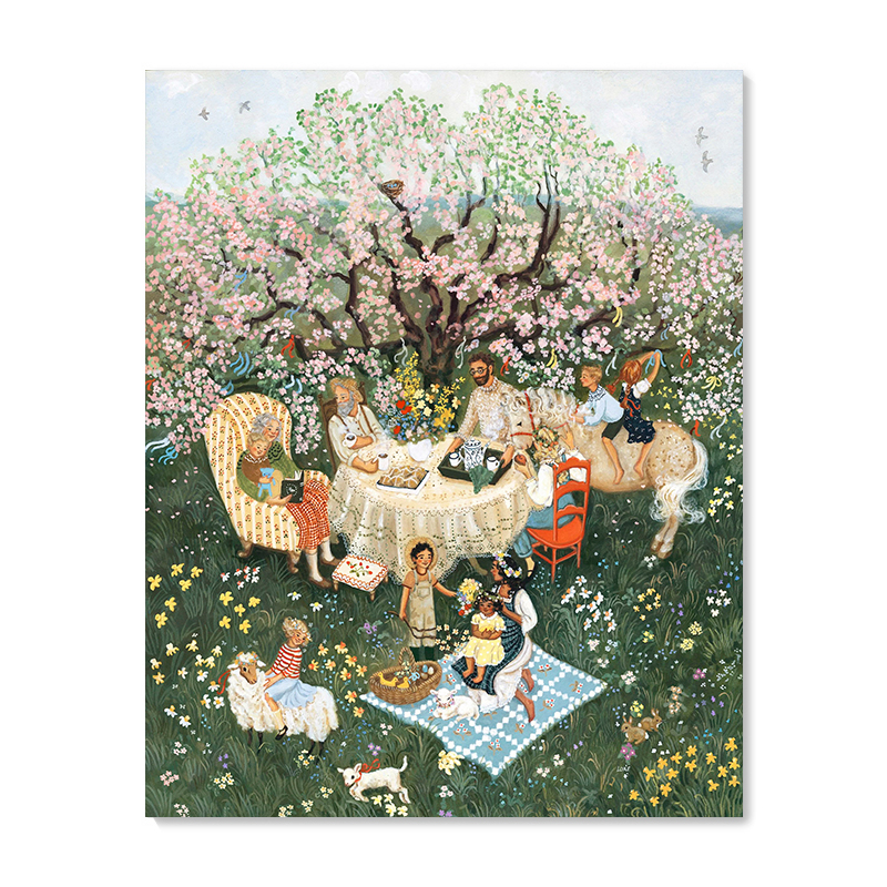 【特惠捡漏】插画师Lore Pemberton复刻艺术版画治愈田园装饰画芯