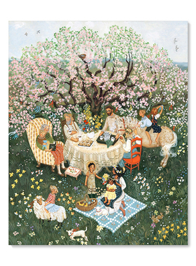 【特惠捡漏】插画师Lore Pemberton复刻艺术版画治愈田园装饰画芯