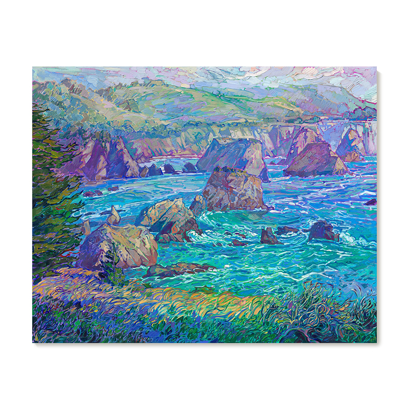 【特惠捡漏】Erin Hanson油画家复刻艺术版画印象派风景装饰画芯