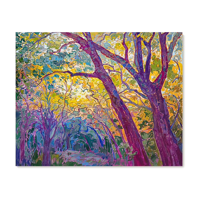 【特惠捡漏】Erin Hanson油画家复刻艺术版画印象派风景装饰画芯