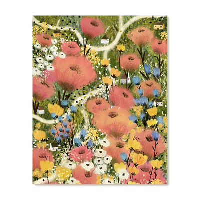 【特惠捡漏】插画师Laivi Poder复刻艺术版画治愈系花卉装饰画芯