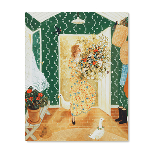 【特惠捡漏】插画师Lore Pemberton复刻艺术版画治愈复古装饰画芯