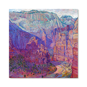 特惠捡漏 Erin Hanson油画家复刻艺术版 画印象派风景装 饰画芯