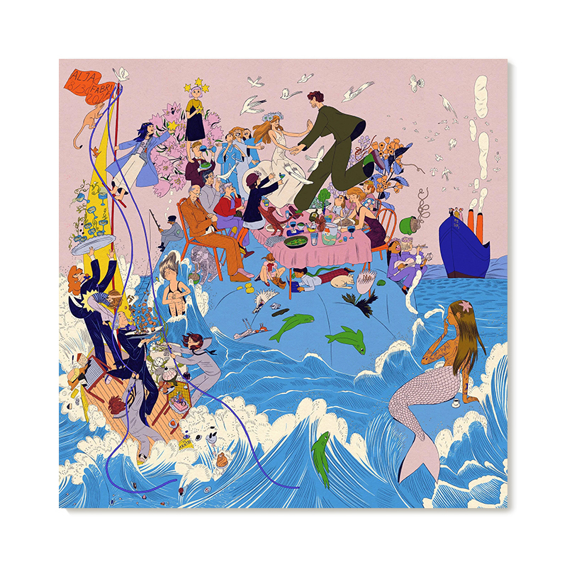 【特惠捡漏】插画师Karlotta Freier高级感漫画复刻艺术装饰画芯