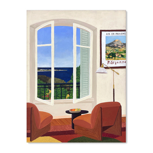 画中古风家居装 Arlaud复刻艺术版 插画师Ivan 饰画芯 特惠捡漏