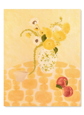 【特惠捡漏】插画师Kits复刻艺术版画高级感中古法式花卉装饰画芯