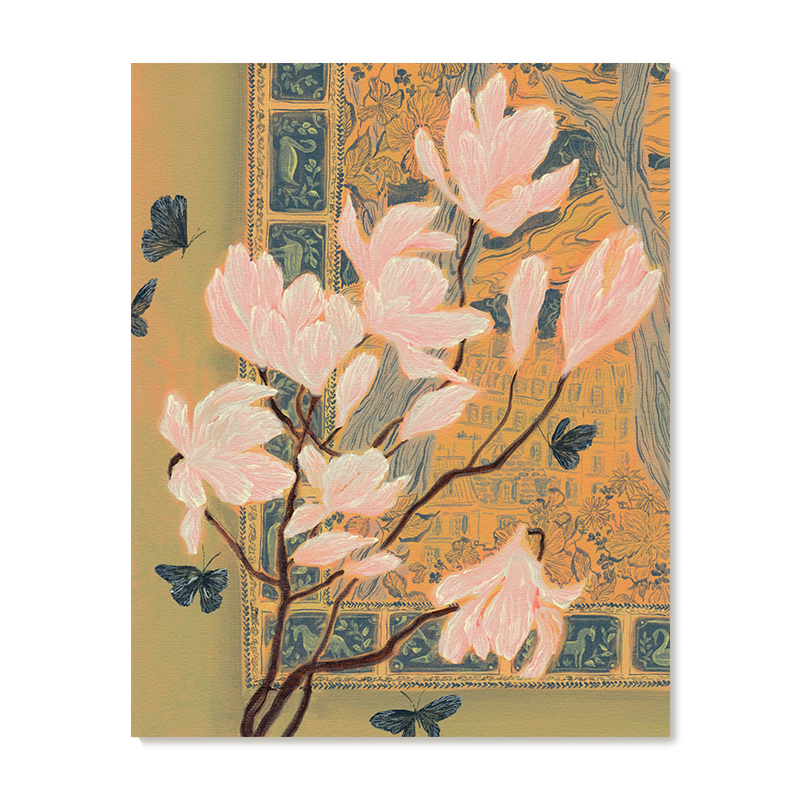 【捡漏合集】Yukiko Noritake复刻艺术版画法式中古花卉装饰画芯