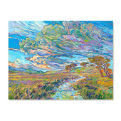 特惠捡漏 Erin Hanson油画家复刻艺术版 画印象派风景装 饰画芯