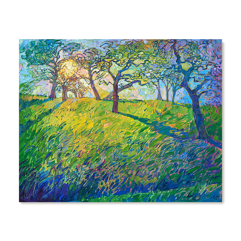 【特惠捡漏】Erin Hanson油画家复刻艺术版画印象派风景装饰画芯