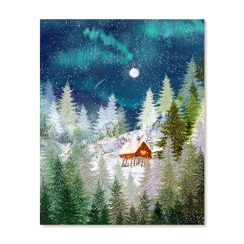 【特惠捡漏】插画师Laivi Poder复刻艺术版画治愈系田园装饰画芯