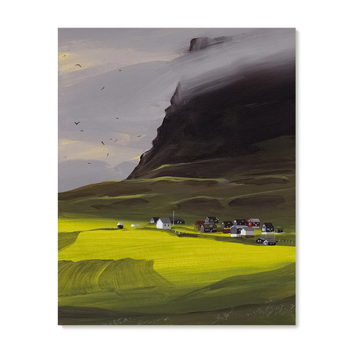 【特惠捡漏】插画师Yukiko Noritake复刻艺术版画山风景装饰画芯