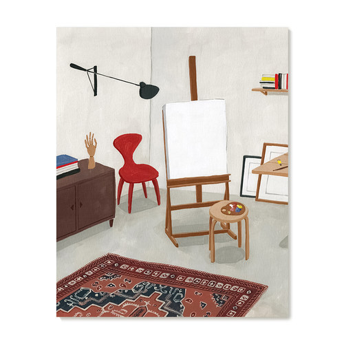 【特惠捡漏】插画师Yukiko Noritake复刻艺术版画治愈系装饰画芯