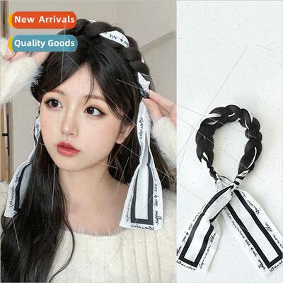 Hair band wig female padded hair twisted braid heightened sk