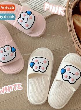 New creative girl heart cute bunny indoor soft bottom slippe