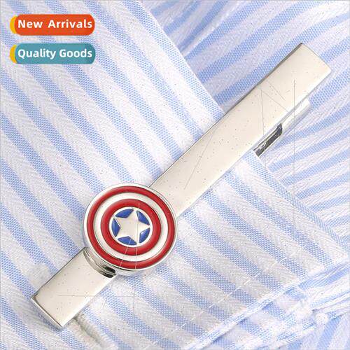 Captain America tie clip High  business mal tie clip  Americ