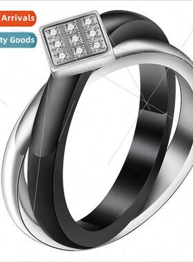 Europe mple 7MM Quadrilateral Zirconia Tanium Steel Cross Bl