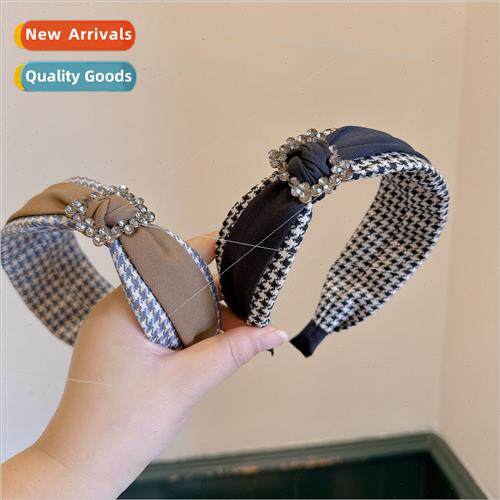 Autumn winter full diamonds zircon thousand birds grid hair