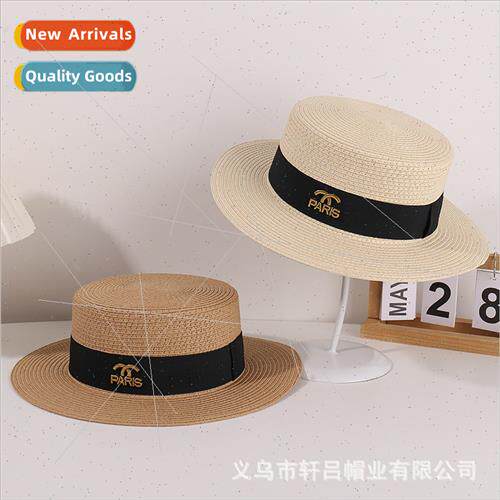 Spring Summer England retro lerary flat top bowler hat sunsc