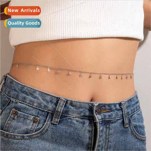 Europe fashion star sequins waist jewelry female wild simple