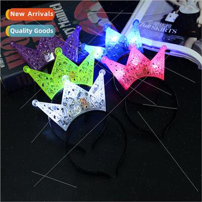 Skeleton Crown Hair Bands Concert Hair Bands Children Glter