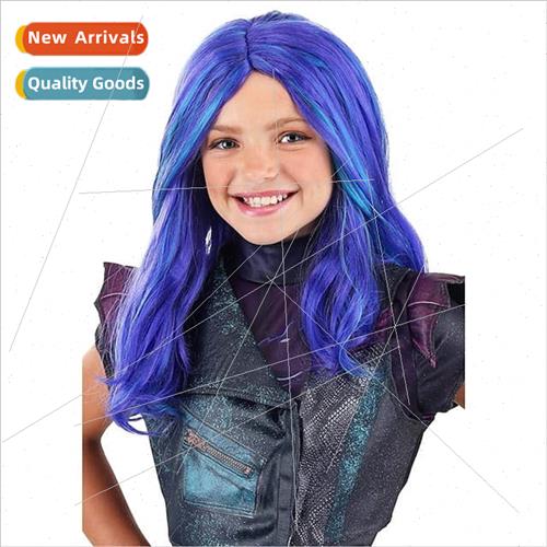 mMal Descendants 3 Girls Wigs Standard Halloween Role Play P