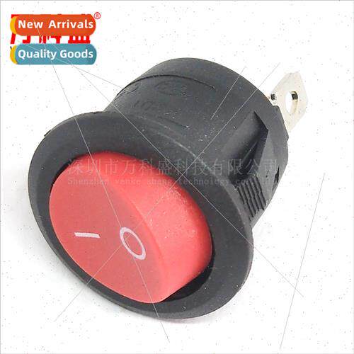 Boat Swch KCD1-105 Round Rocker Swch 10A 125V 6A 250V Red 2-