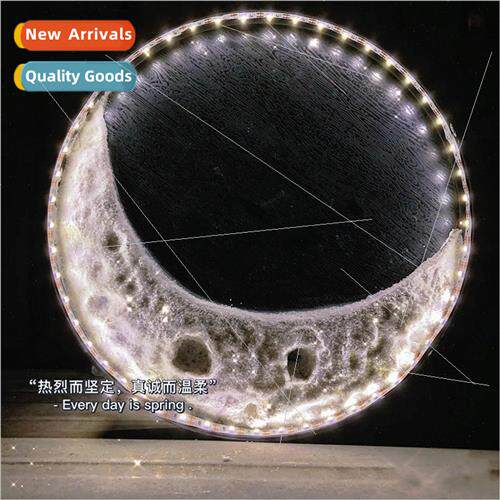 same handmade DIY texture moon lamp material package ins cre
