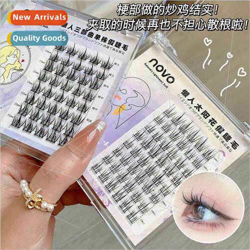 False Eyelash Cat Ears Lower Eyelash Inverted V-Shape ngle C