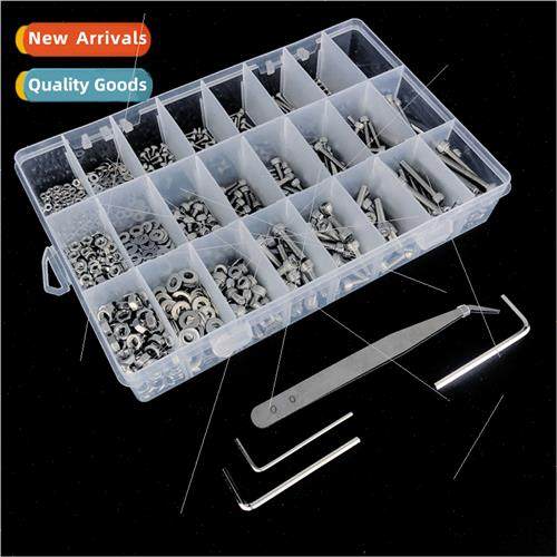 1080pcs M2 M3 M4 Stainless Steel 304 Hexagonal Cup Head Scre