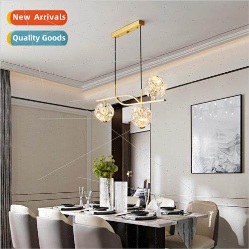 Full copper dining room light 2023 new modern simple light l