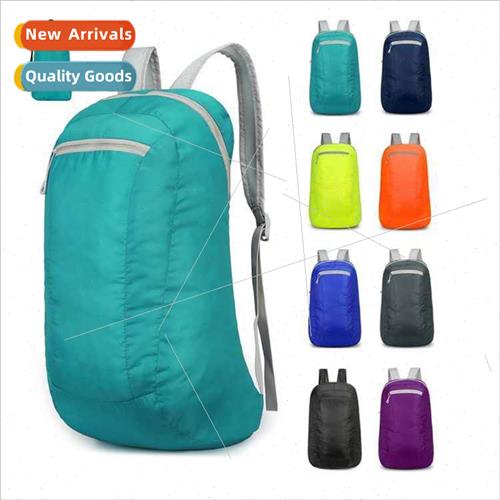 Folding bag dazzle color outdoor skin bag foldable shoulder