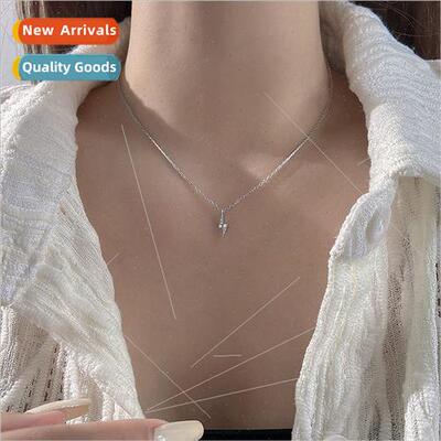 Zirconia ghtning Necklace Women mple Sense Delicate Compact