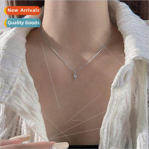 Zirconia ghtning Necklace Women mple Sense Delicate Compact