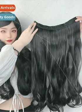 Europe wigs 适用women one piece long curly hair wig piece hi