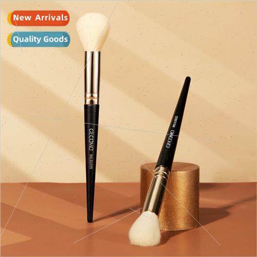 Round Head Blush Brush Fiber Soft Hair Whout Eating Powder N