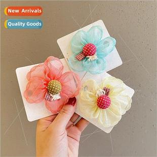 Children hair accessories girls super fairy flower hair clip