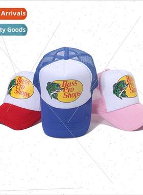 Truck cap Bass Pro Shops mesh cap duck tongue hat sunscreen