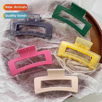 ins grab clip colorful frozen color blocking shark clip fema