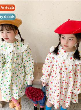 2021 spring new girls doll dress Korean  of the childrens 适