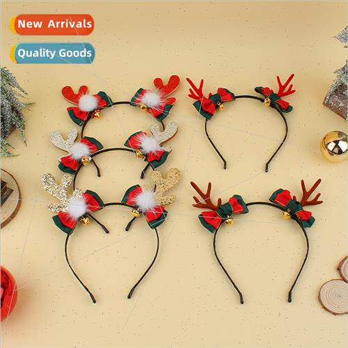 Christmas antler hair bsimple sequins elk ears bow head butt