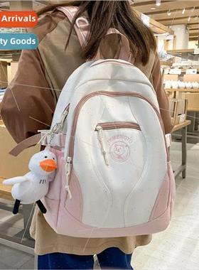 Fru fun American shoulders backpack new junior high schoolba