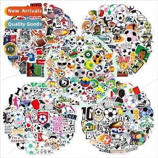 Rugby stickers 50 cartoon sports World Cup ball American wat
