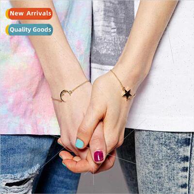 Korean romantic couple fine paragraph hand jewelry fashion j