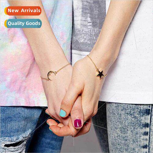 Korean romantic couple fine paragraph hand jewelry fashion j