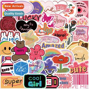 40 cartoon retro  graffiti stickers can be decorated luggage